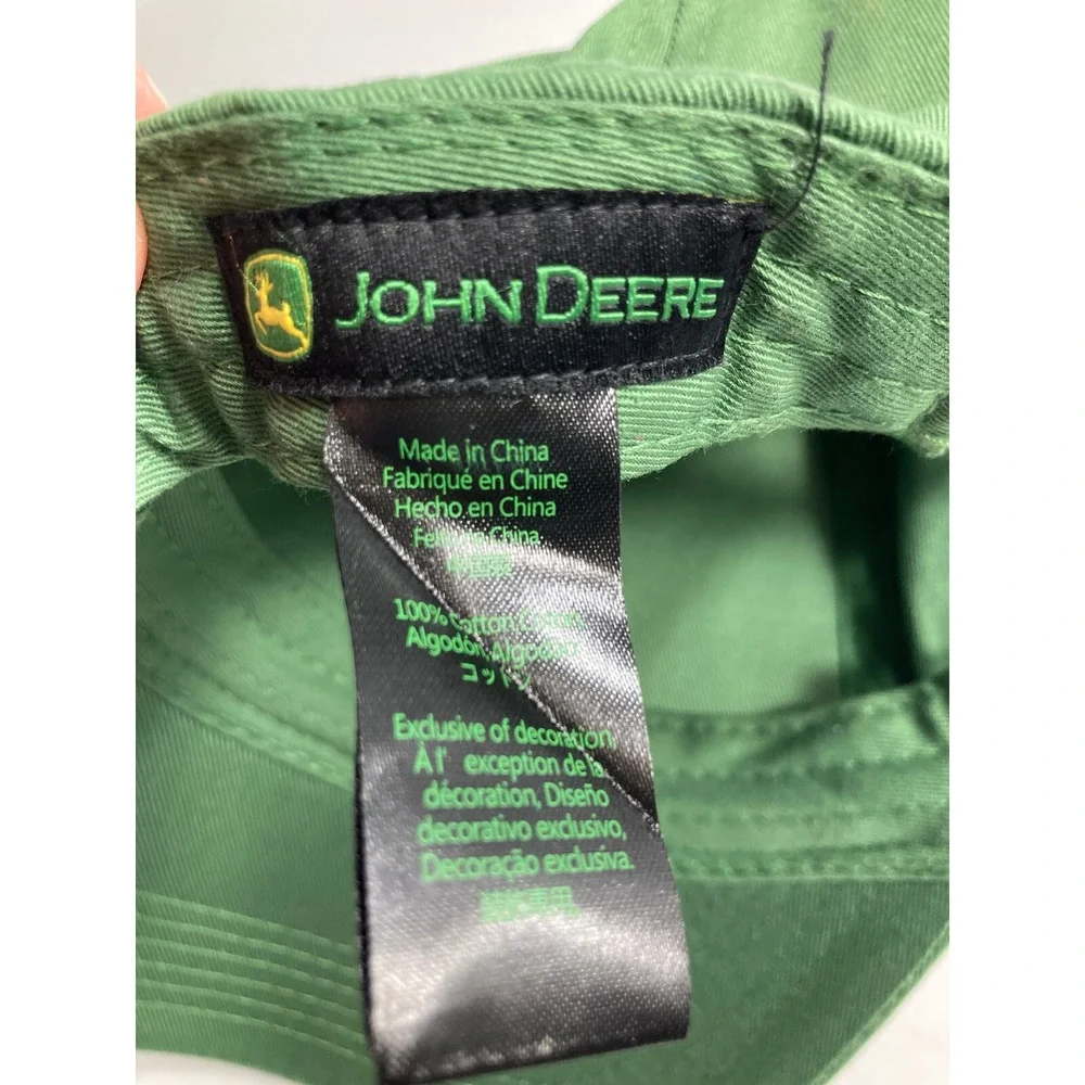 John Deere Hat Cap Green Adjustable 
